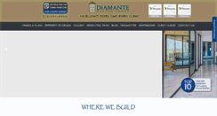 Desktop Screenshot of diamantehomes.com